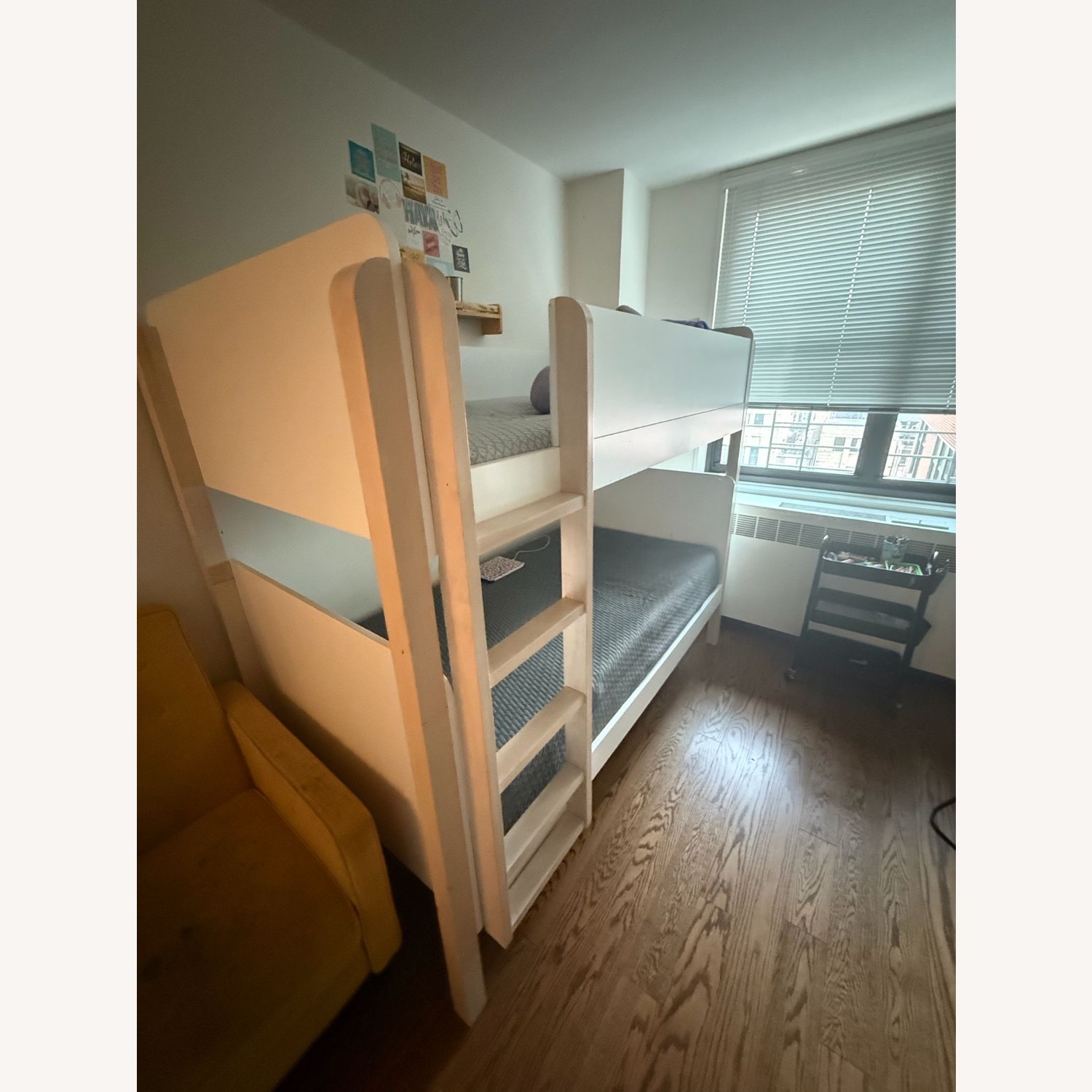 Crate & Barrel Babyletto TipToe Wood Kids Bunk Bed - image-3