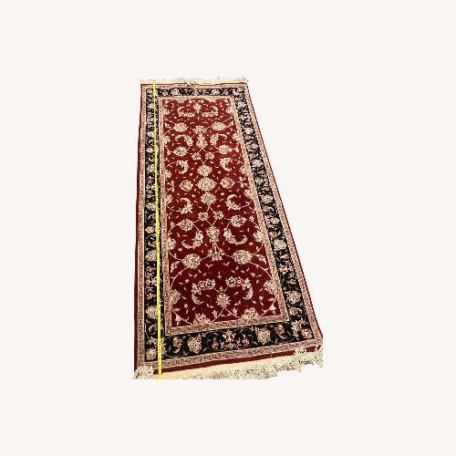 Used Red and Tan Rug  for sale on AptDeco