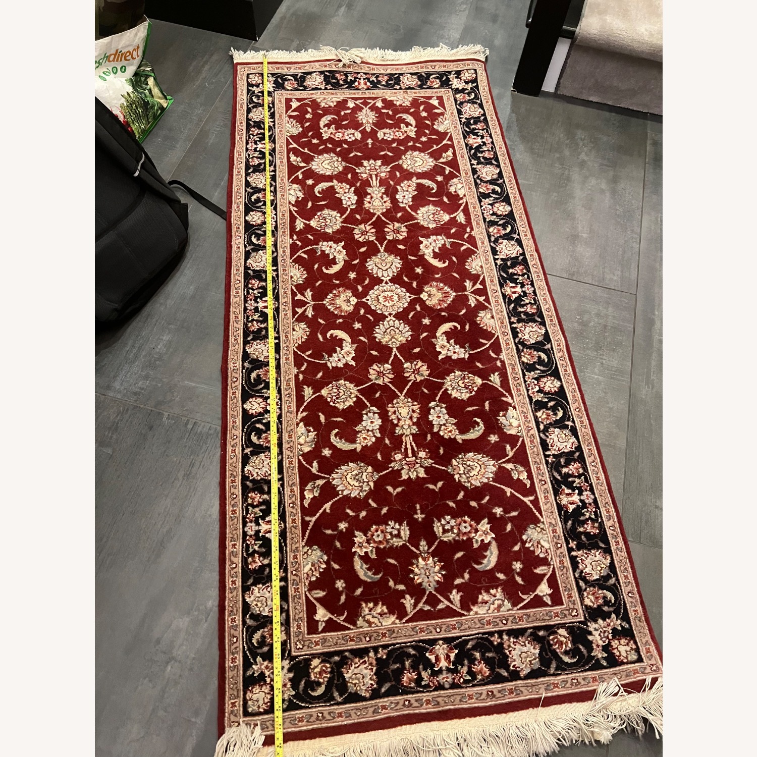 Red and Tan Rug - image-1