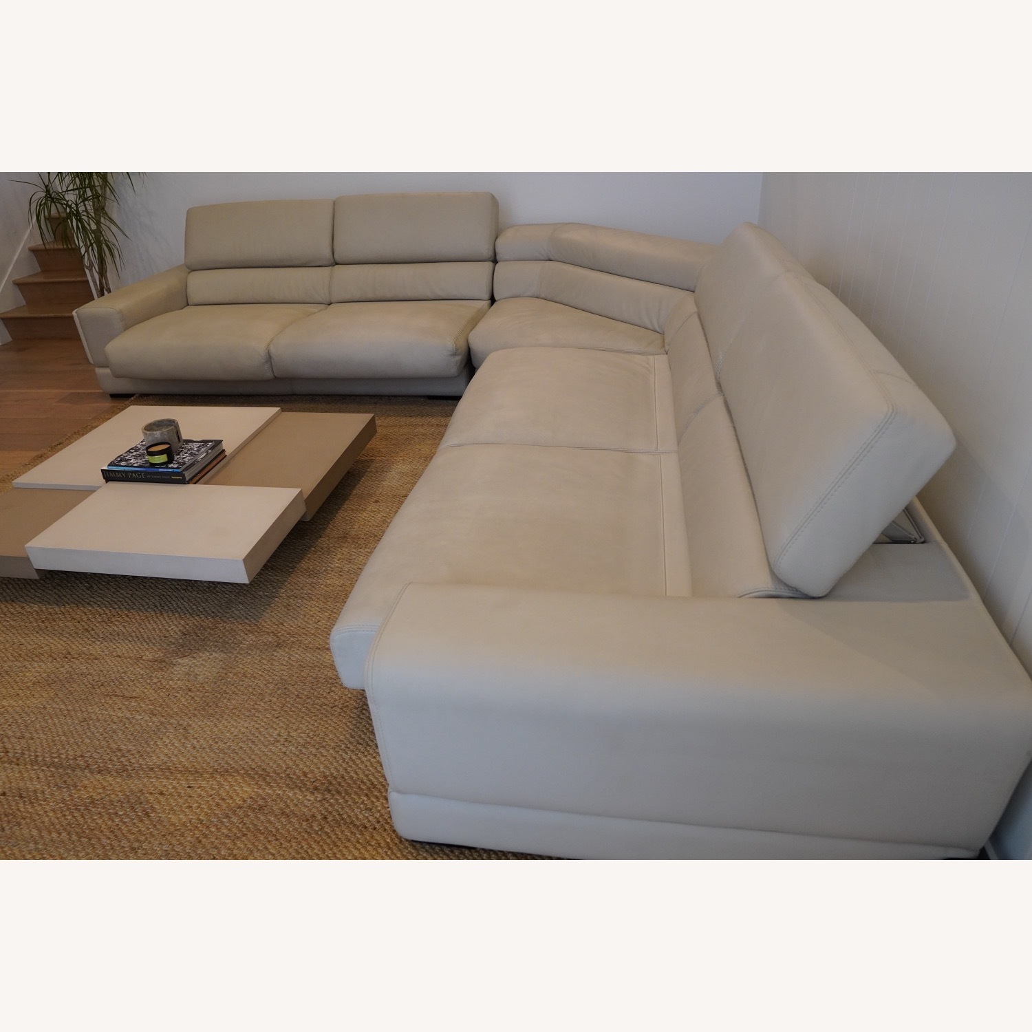 Roche Bobois Ultramobile Leather Couch - image-4