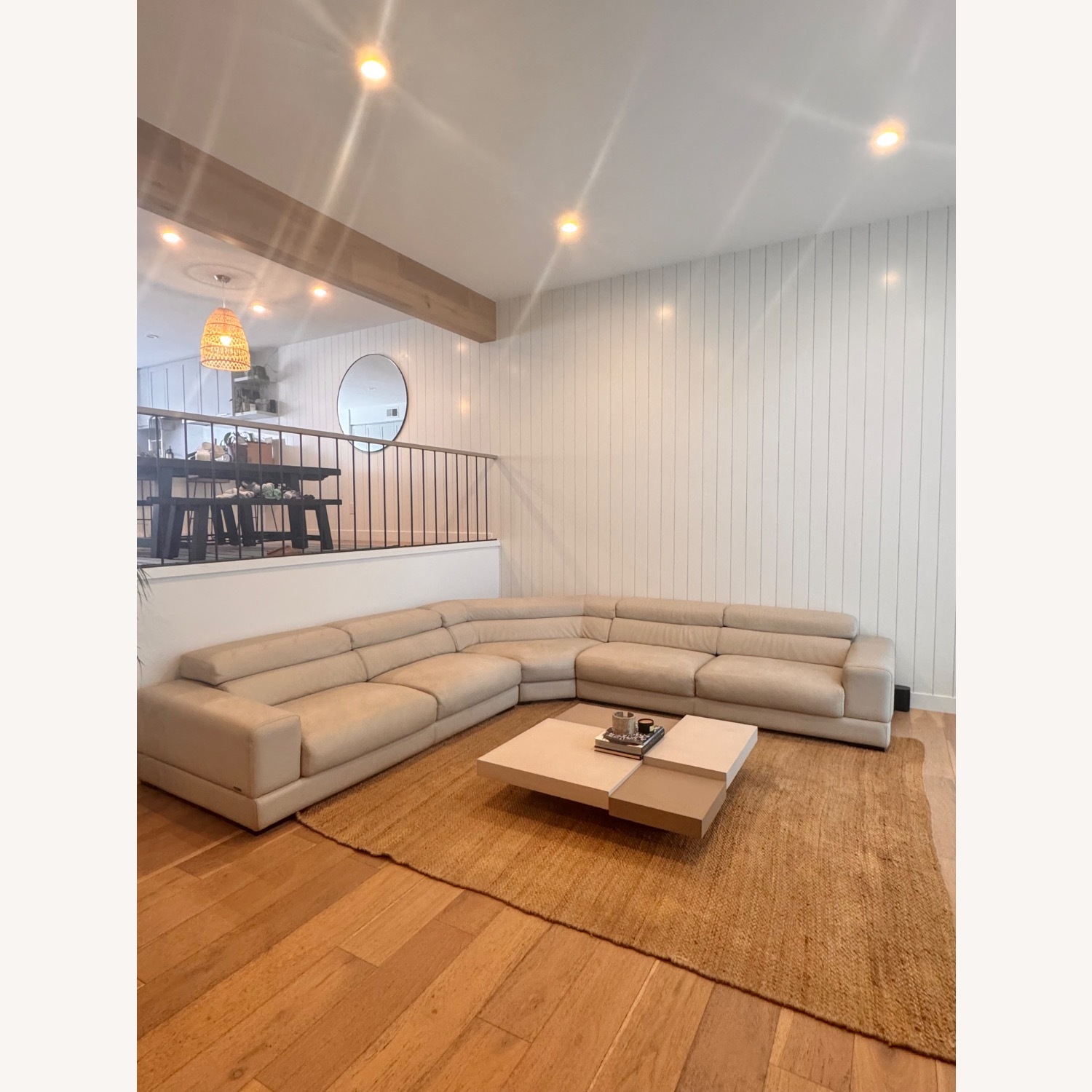 Roche Bobois Ultramobile Leather Couch - image-1