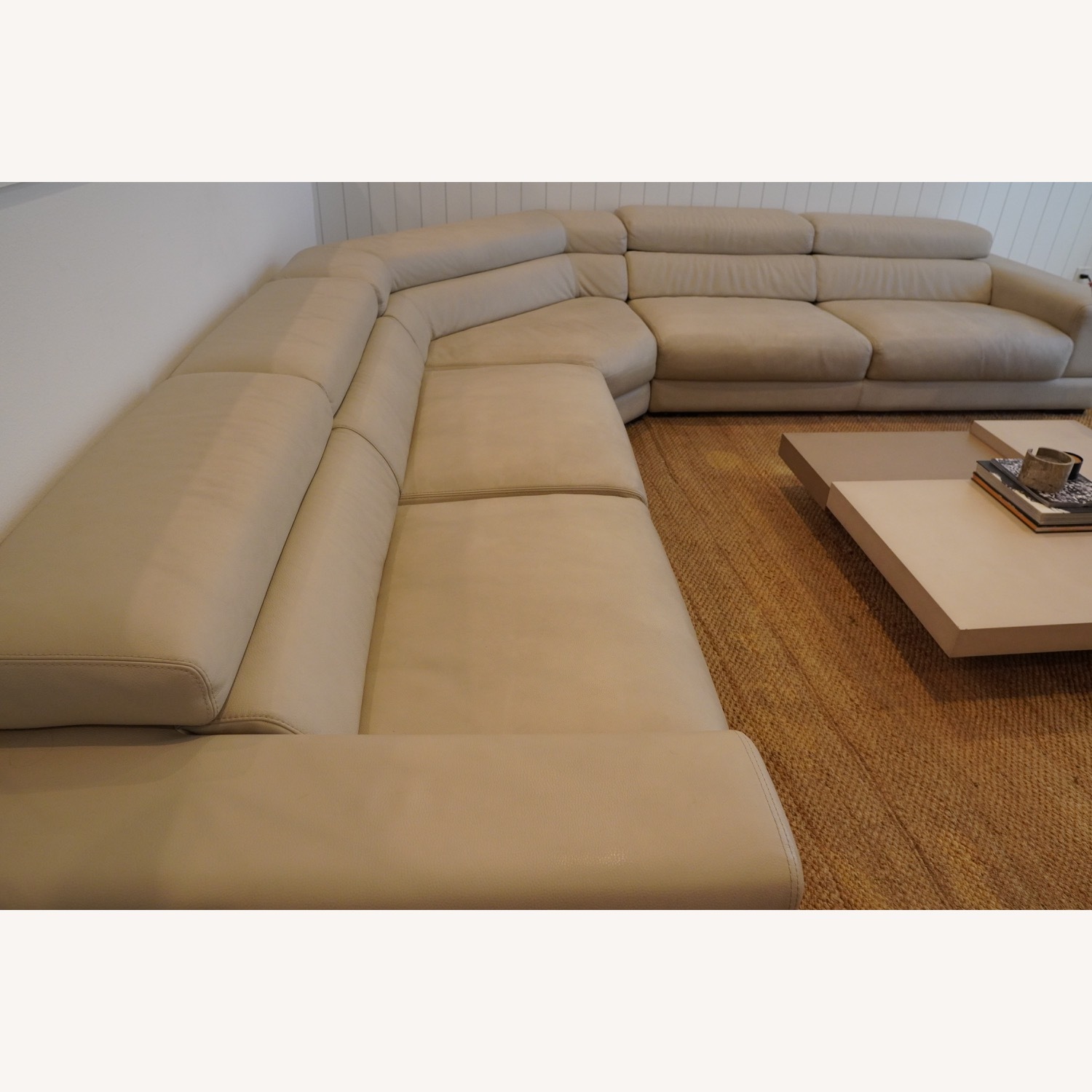 Roche Bobois Ultramobile Leather Couch - image-3