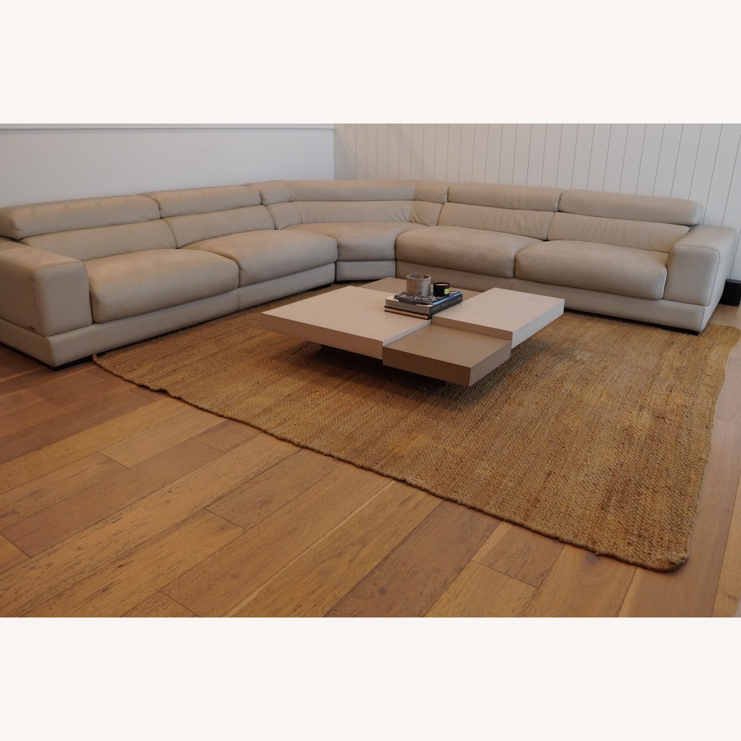 Roche Bobois Ultramobile Leather Couch - image-2