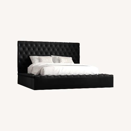 Used Johnnay Upholstered Platform Storage Bed for sale on AptDeco