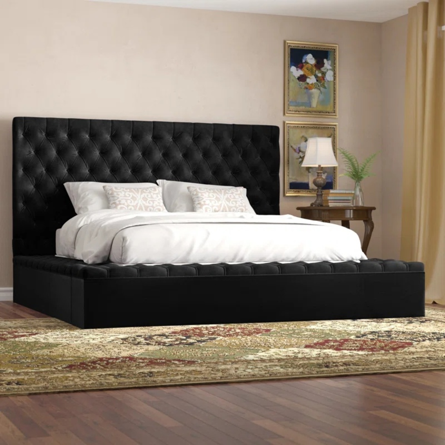 Johnnay Upholstered Platform Storage Bed - image-6