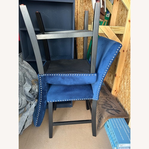 Used Royal Blue High Bar Chairs for sale on AptDeco