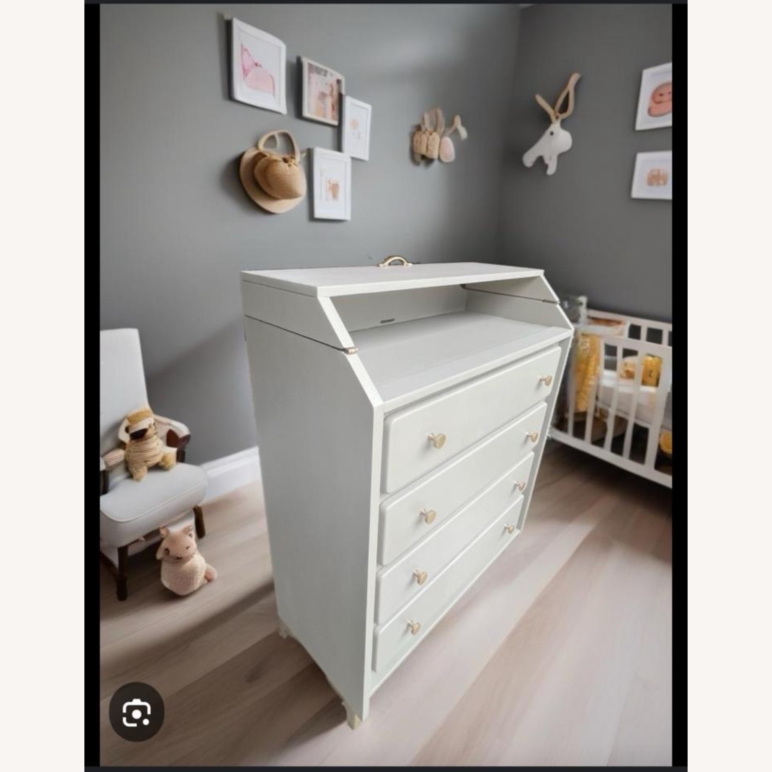 Child Craft Nursery Dresser + Changing Table - image-3