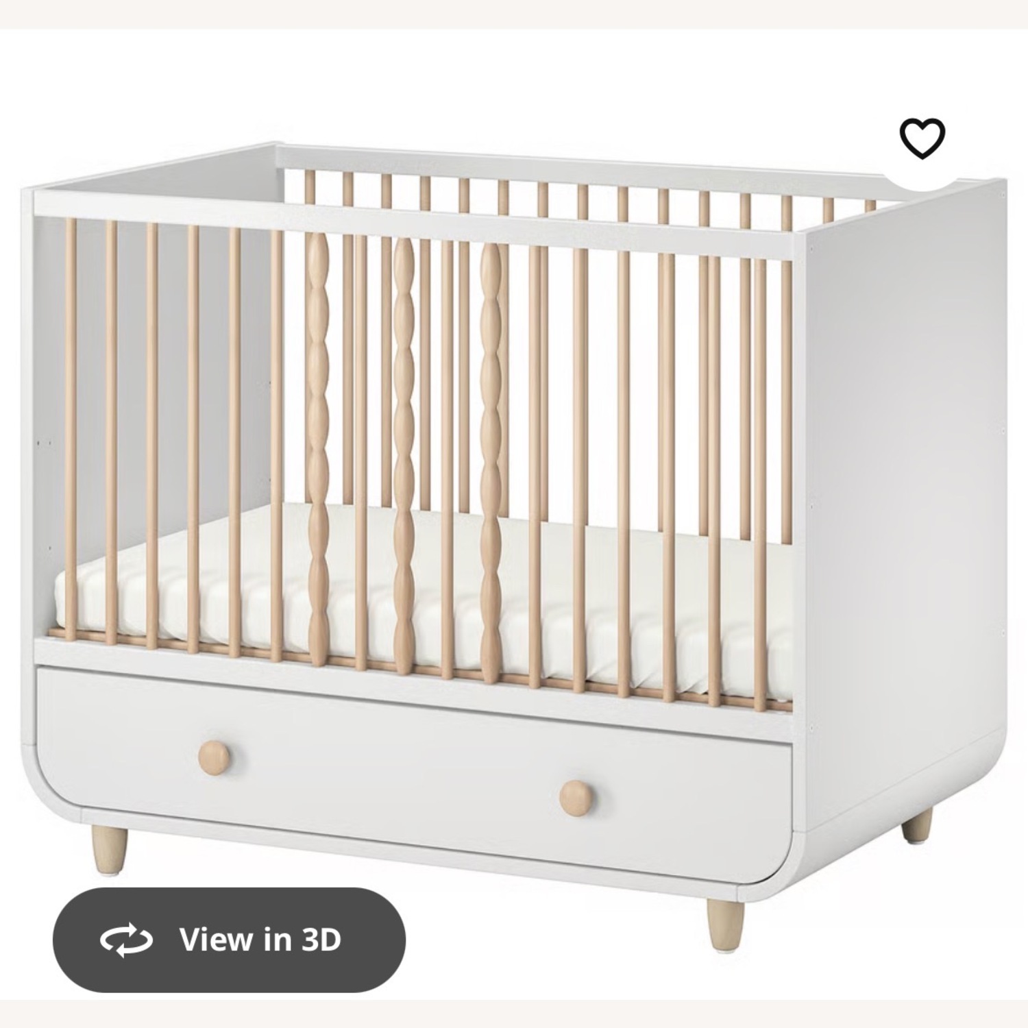 IKEA Myllra Crib With Organizer - image-3