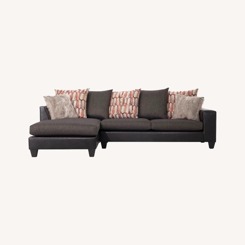 Used Bob's Discount Furniture Skylar Chocolate 2 piece Sectional for sale on AptDeco