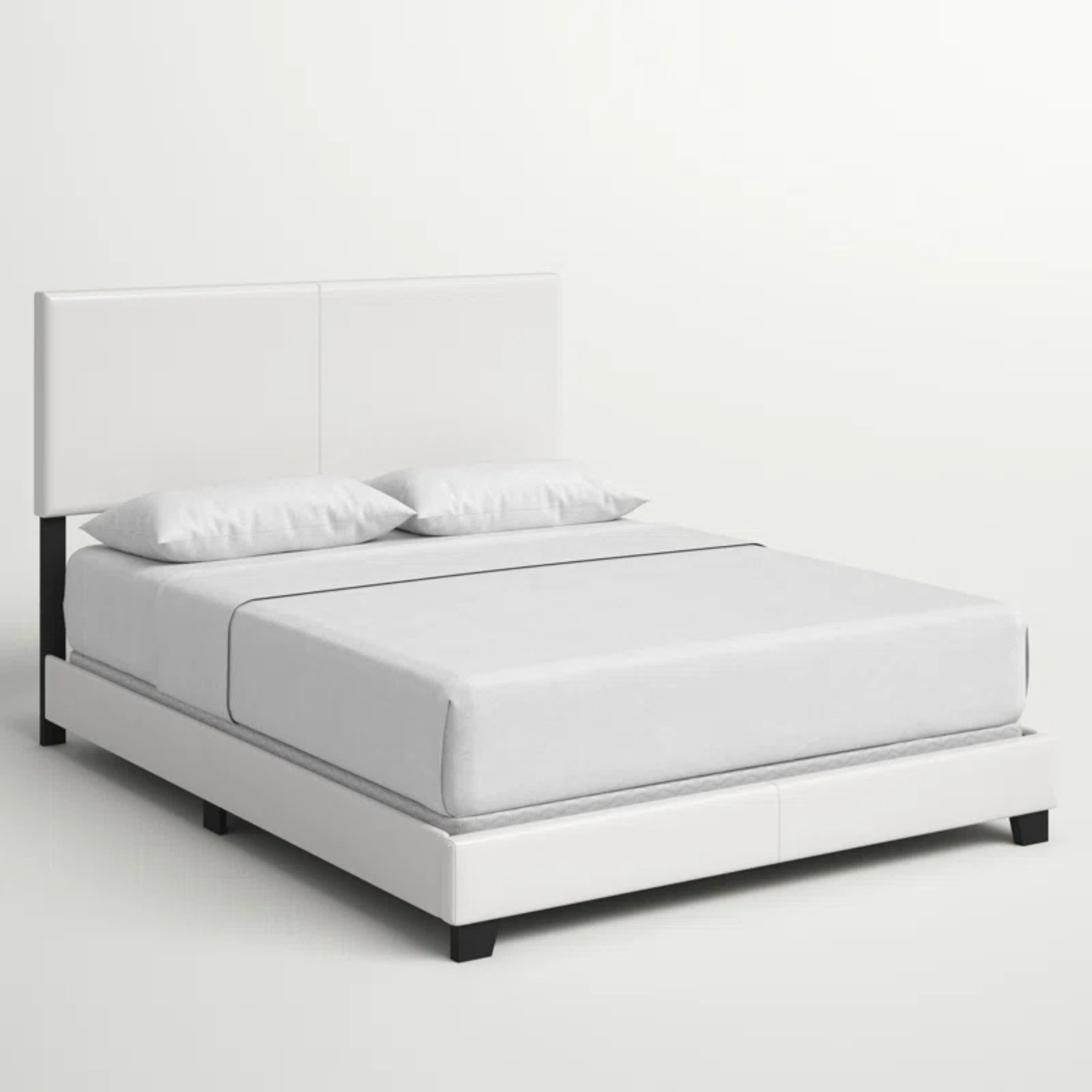Wayfair White Low Profile Vesper Queen Bed - image-4