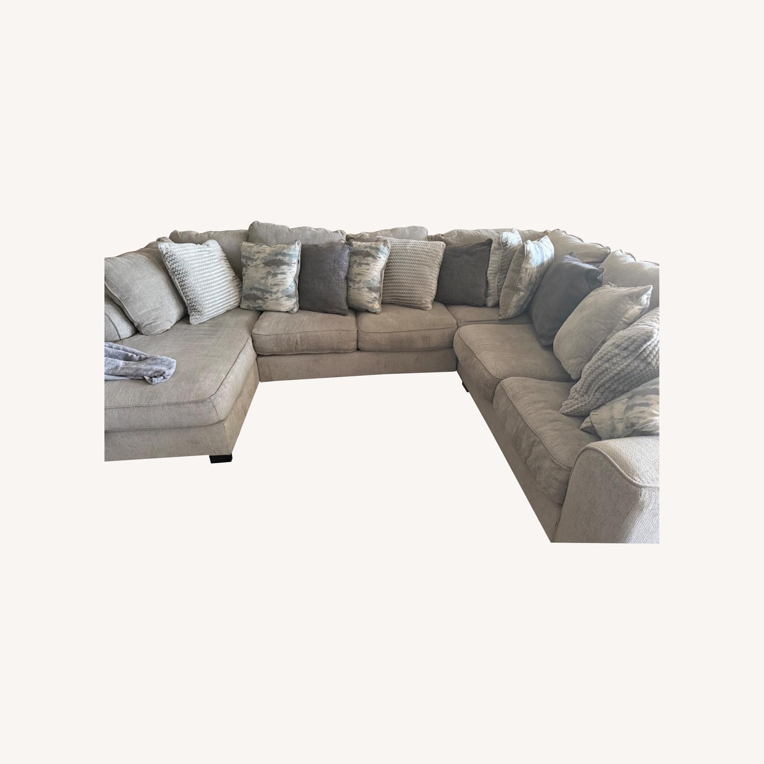 Ashley Furniture Ardsley Gray Sectional - image-0