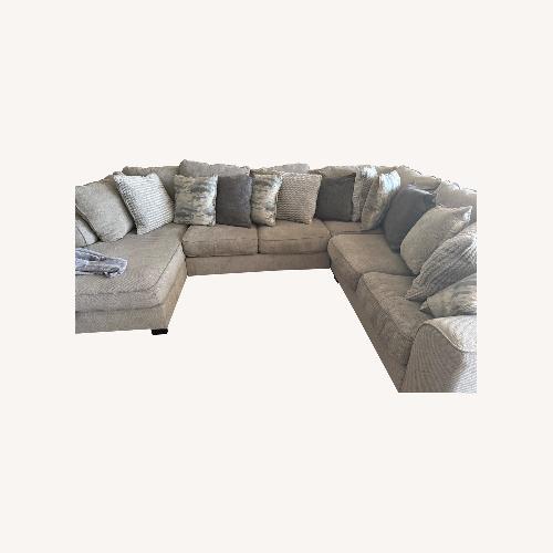 Used Ashley Furniture Ardsley Gray Sectional for sale on AptDeco