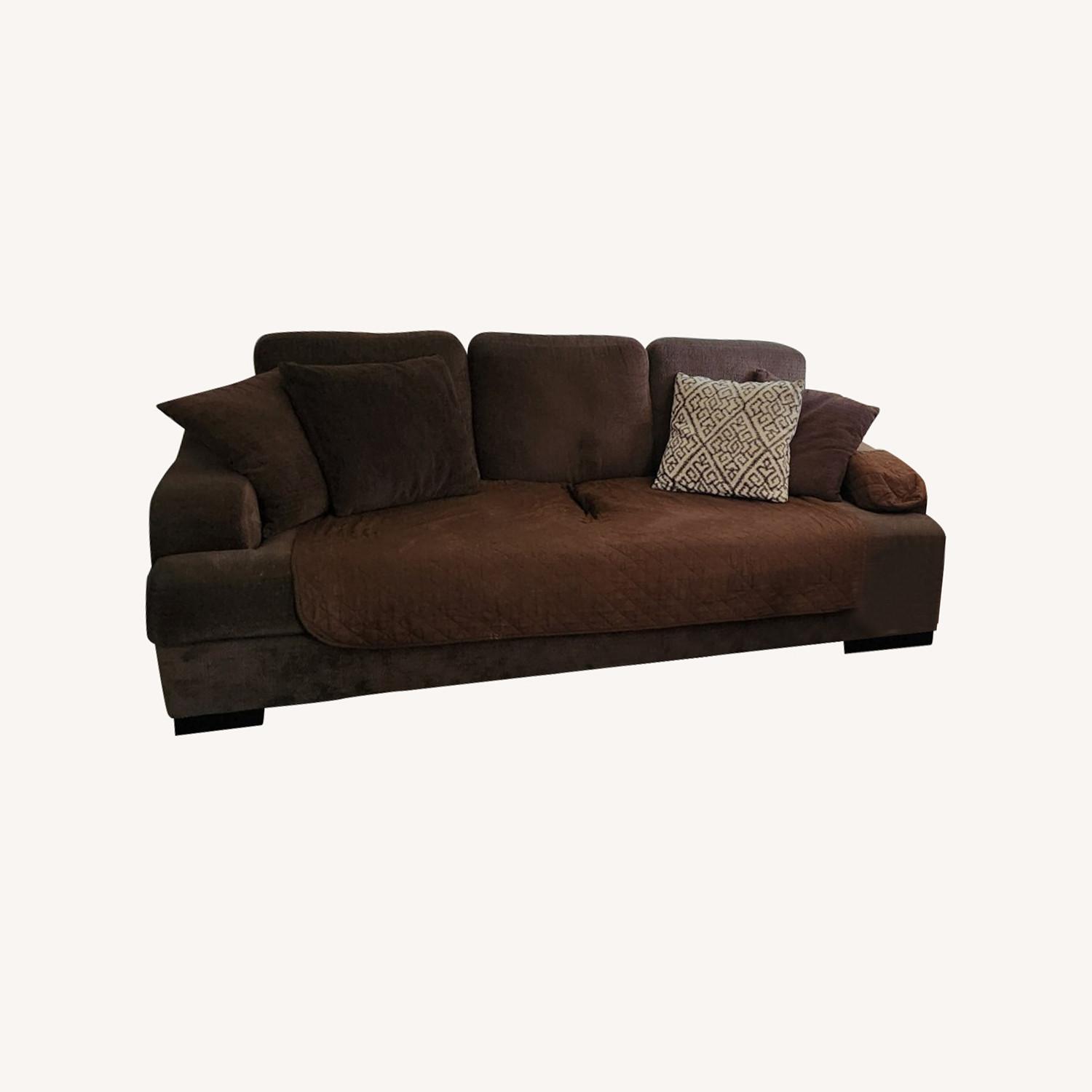 Brown Sofa - image-0