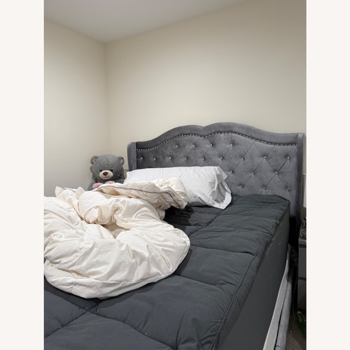 Used Queen Upholstered Bed for sale on AptDeco