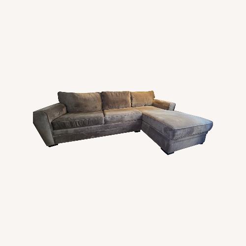 Used Artemis II Sleeper Sectional with Chaise – Gray for sale on AptDeco