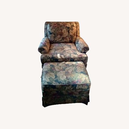 Used Chair and Ottoman for sale on AptDeco