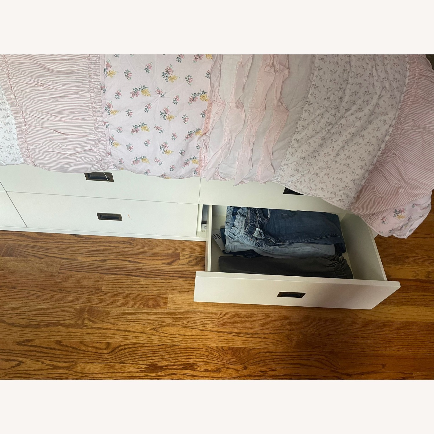 RH Teen White Twin Storage Bed (with Drawers) - image-2