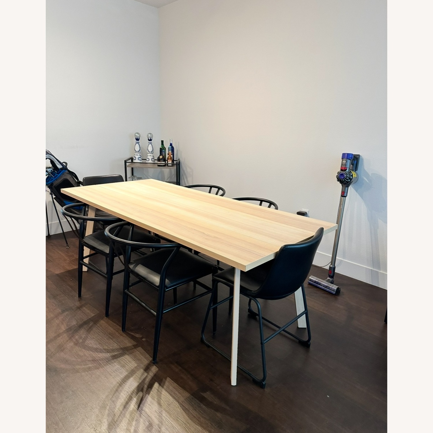 IKEA Table + 6 Chairs - image-1