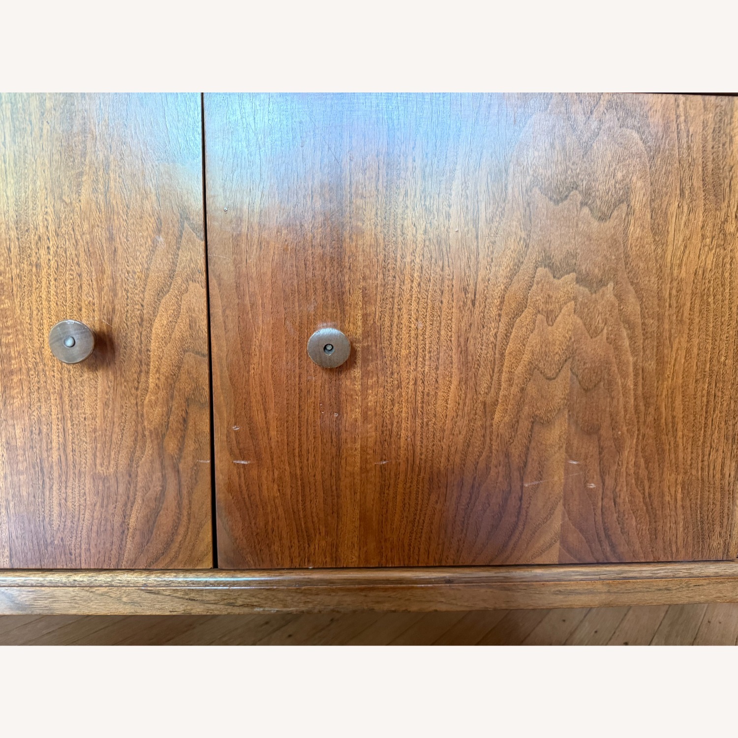 Vintage Mid-Century Bar Cabinet with Lighting - image-4