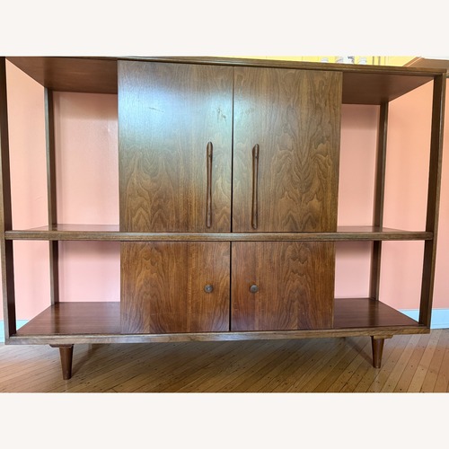 Used Vintage Mid-Century Bar Cabinet with Lighting for sale on AptDeco