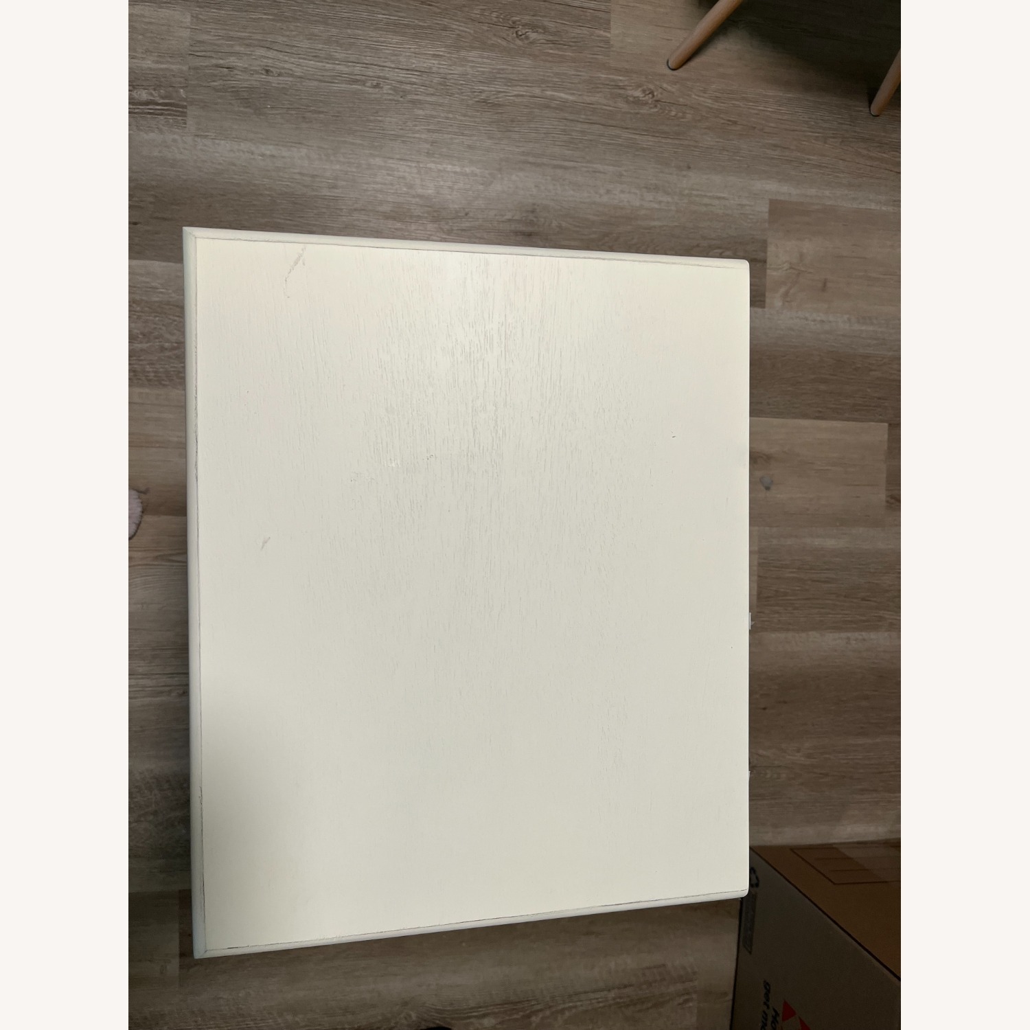 Aniakudo White Drawer End Table - image-4