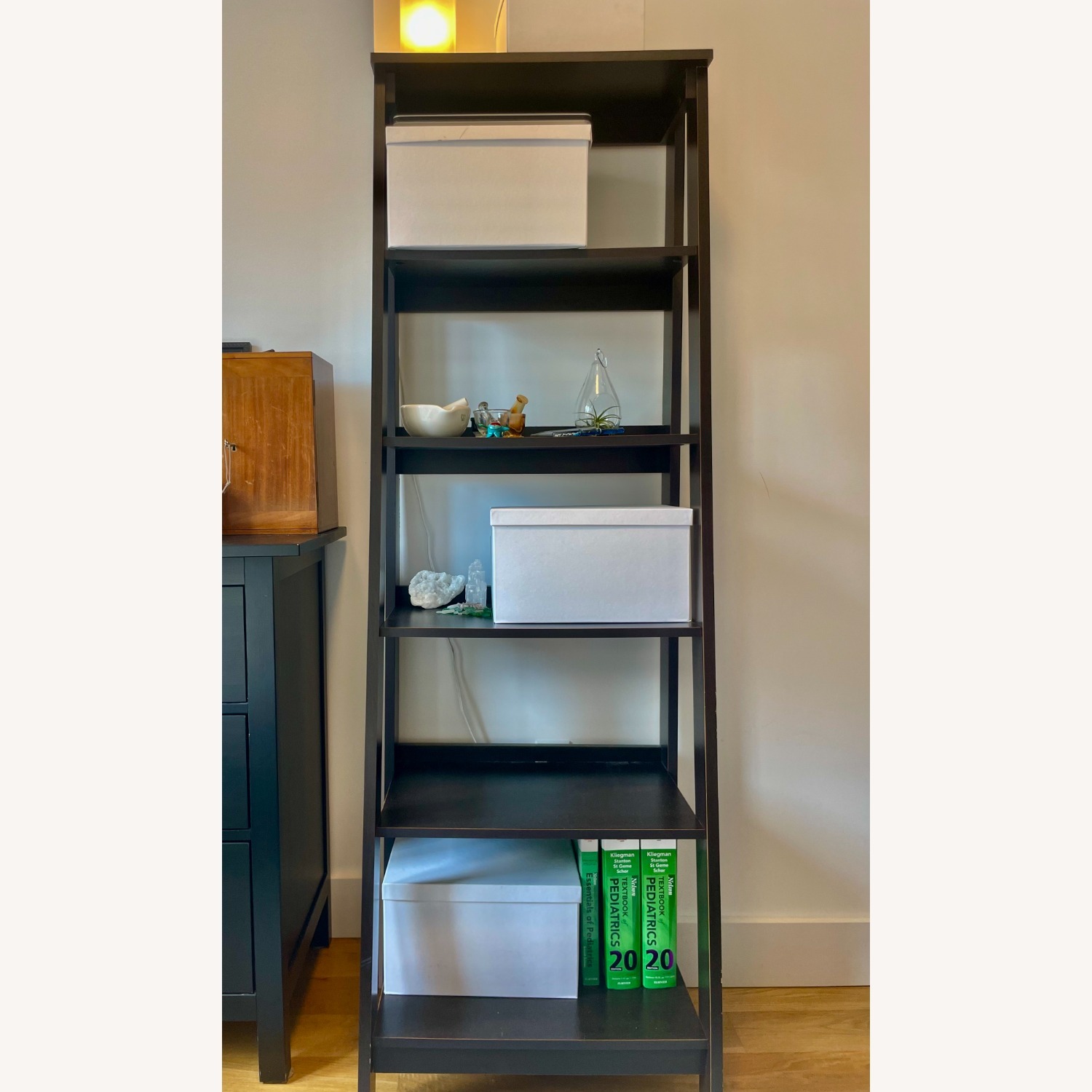 Shelf Ladder Bookshelf – 70" Tall - image-1