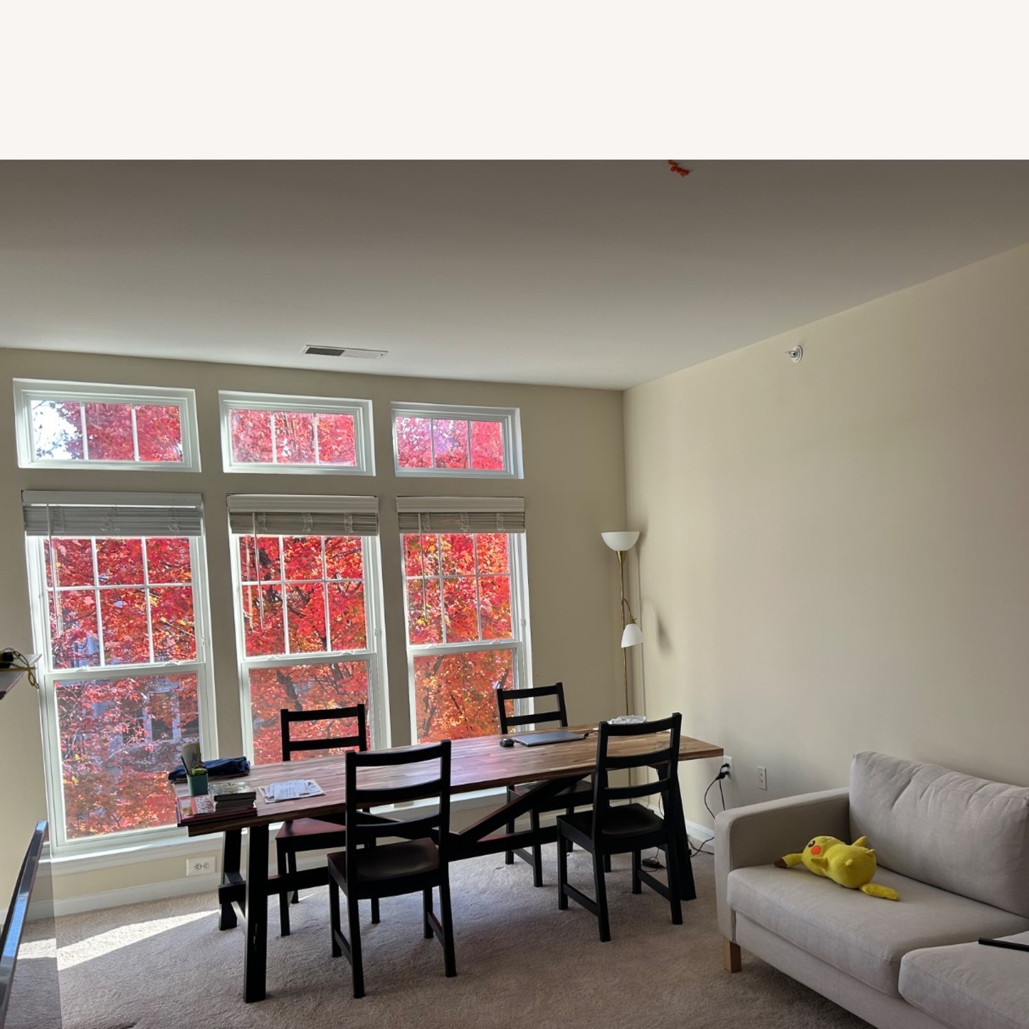 IKEA Skogsta Table & 4 Nordviken Chairs - image-3