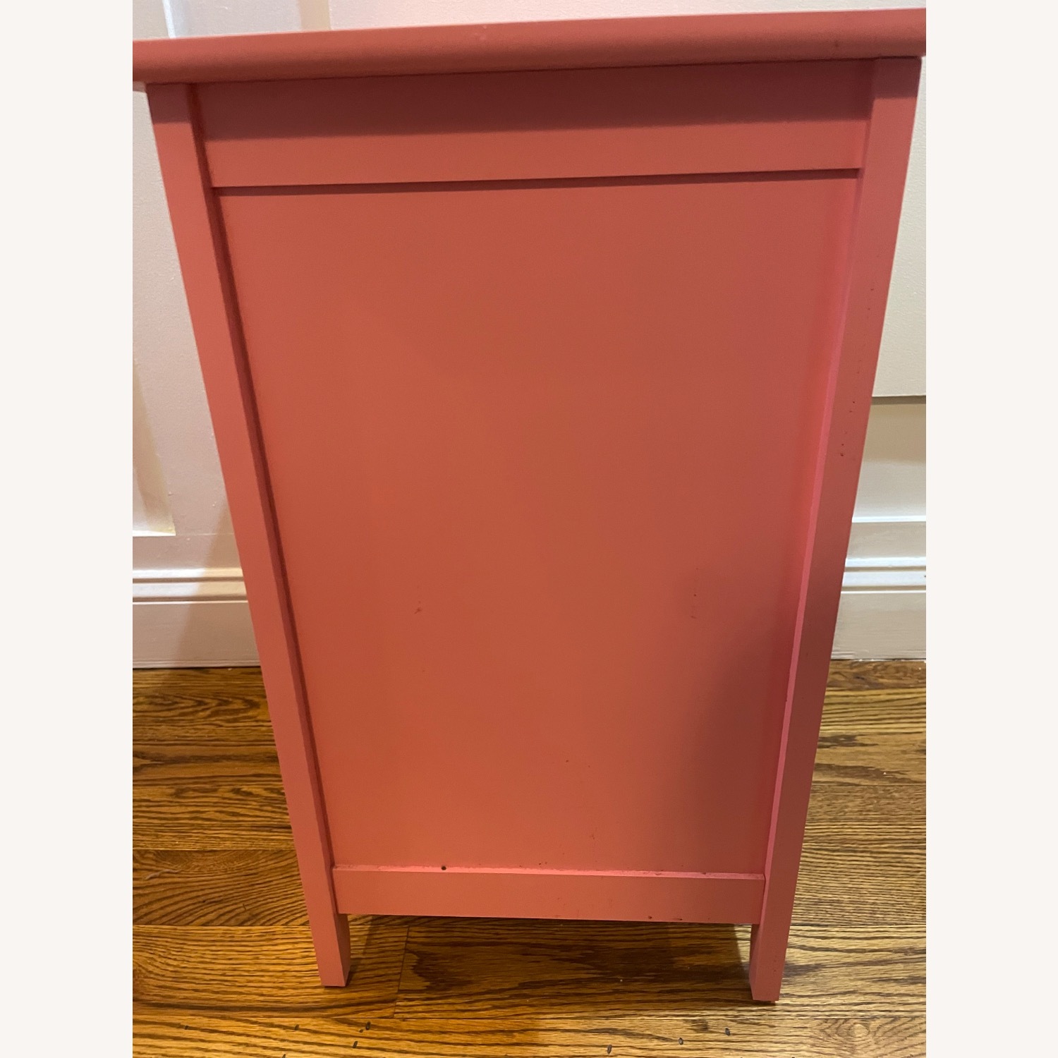 3-drawer Transitional Wooden Nightstand - image-2