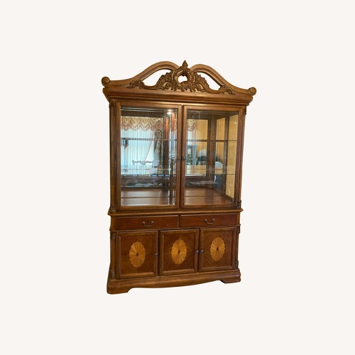 Used Ashley Furniture Glen Eagle China Cabinet for sale on AptDeco