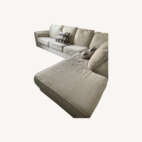 Used Beige Sectional Couch for sale on AptDeco