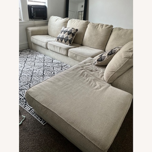 Used Beige Sectional Couch for sale on AptDeco