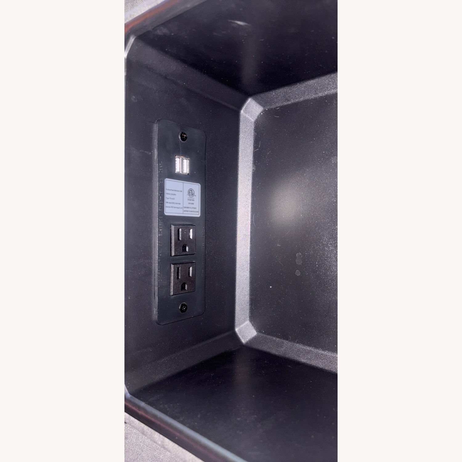 Blue Electric Reclinable Couch - image-4