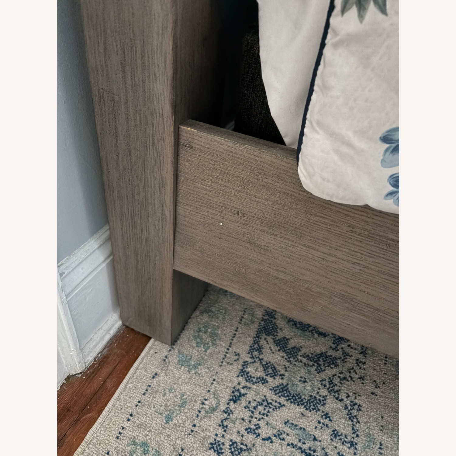 Elina Queen Size Bed- Grey - image-4