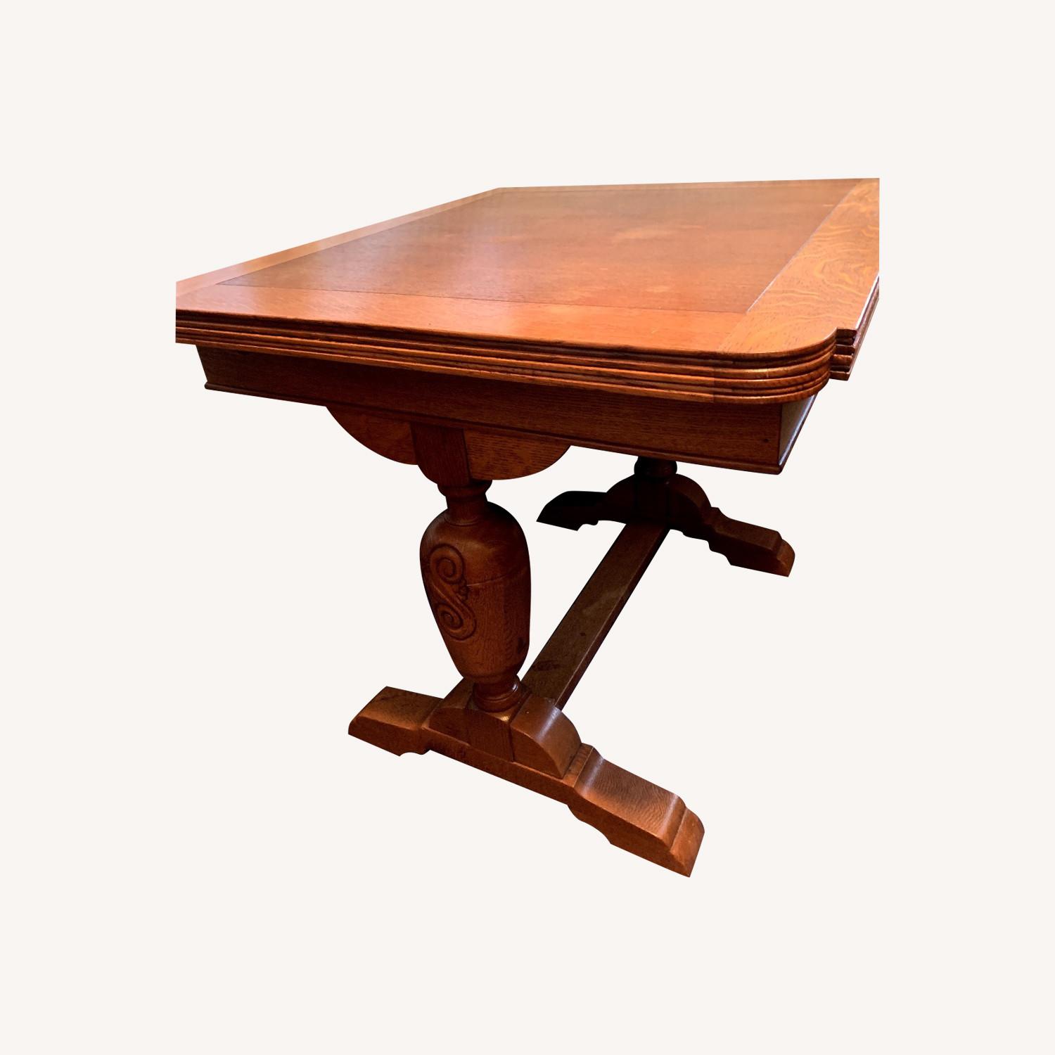 Antique Dining Table and Chairs  - image-0