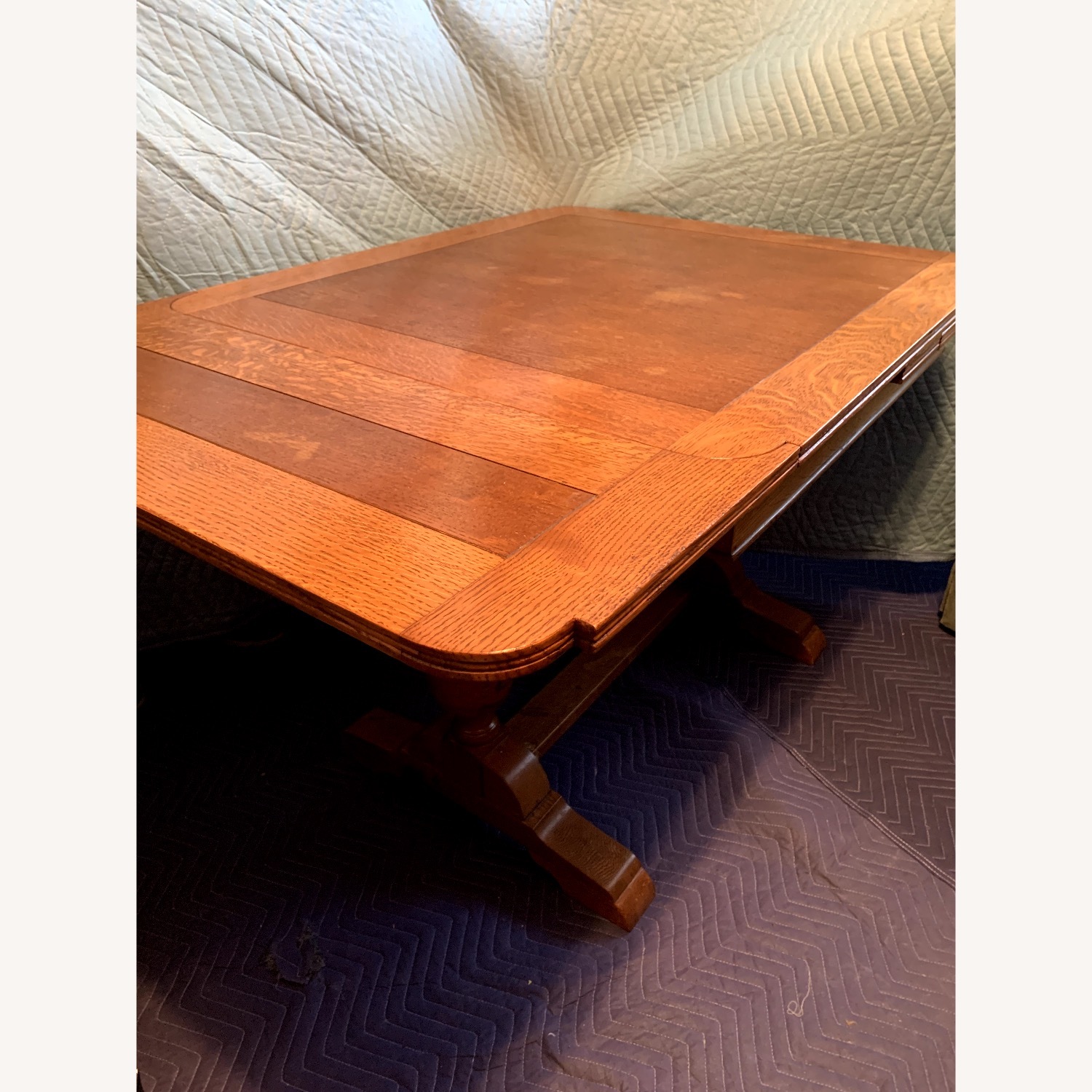 Antique Dining Table and Chairs  - image-3