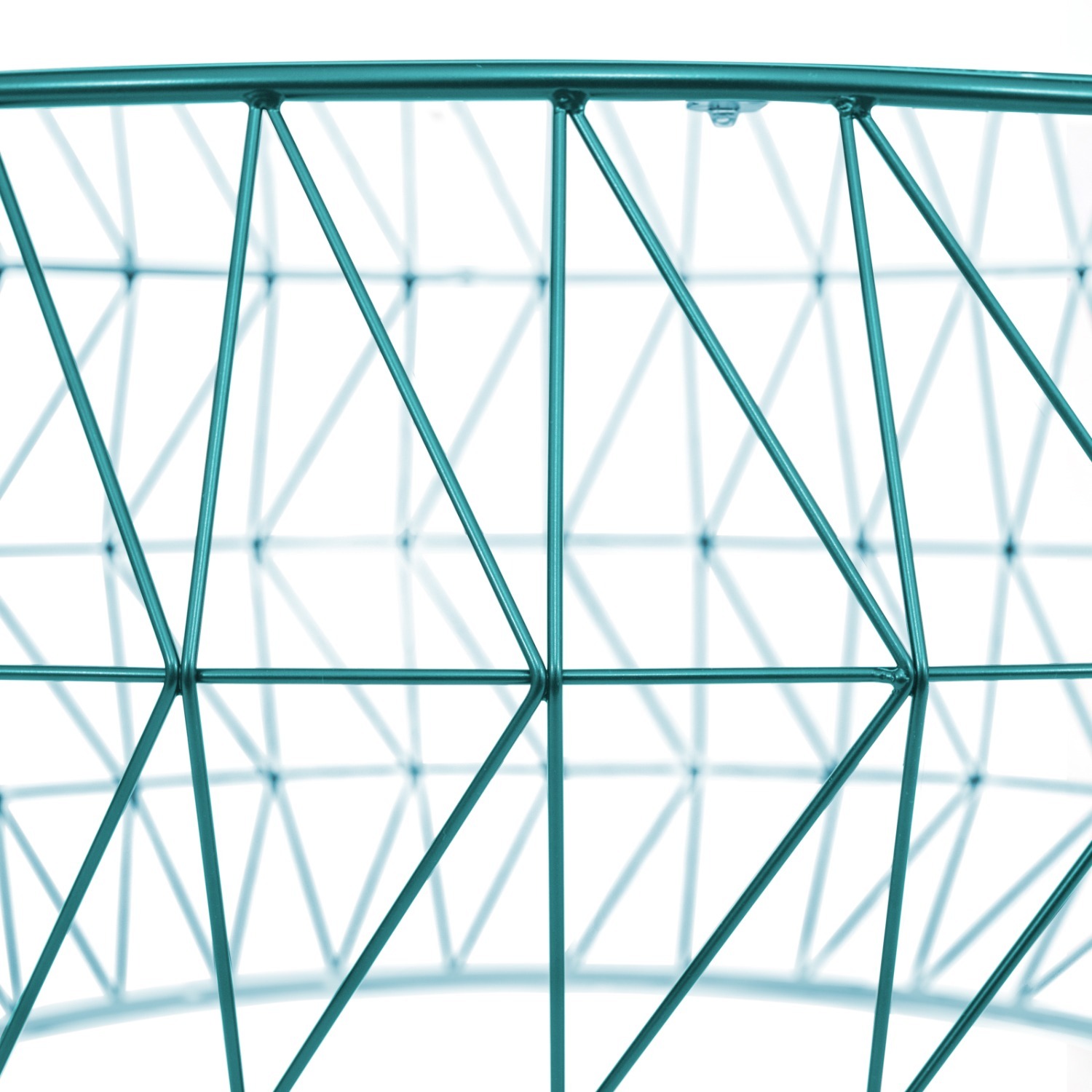 LeisureMod Malibu 39" Glass Top Blue Coffee Table - image-8