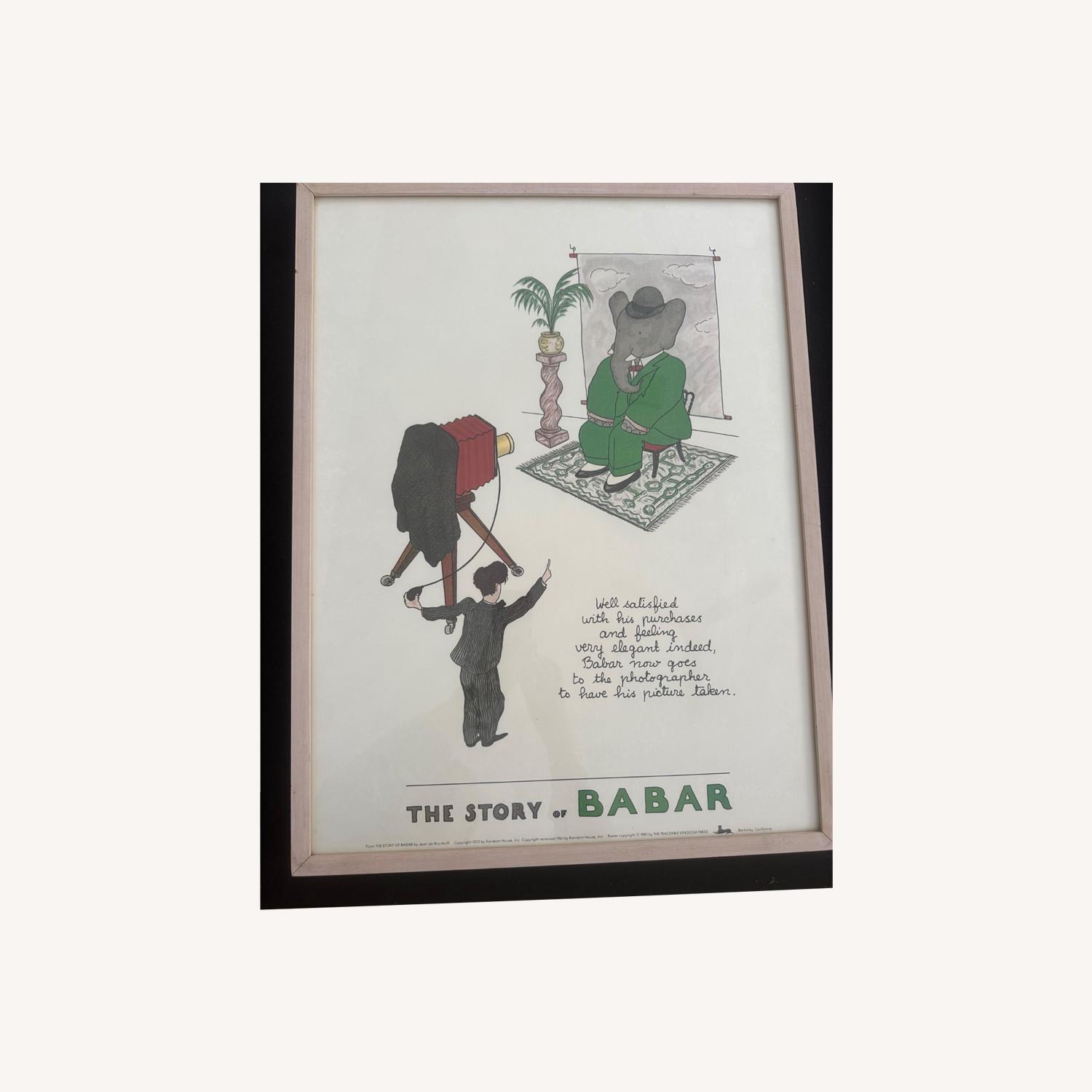 Babar The Elephant Framed Art - image-0