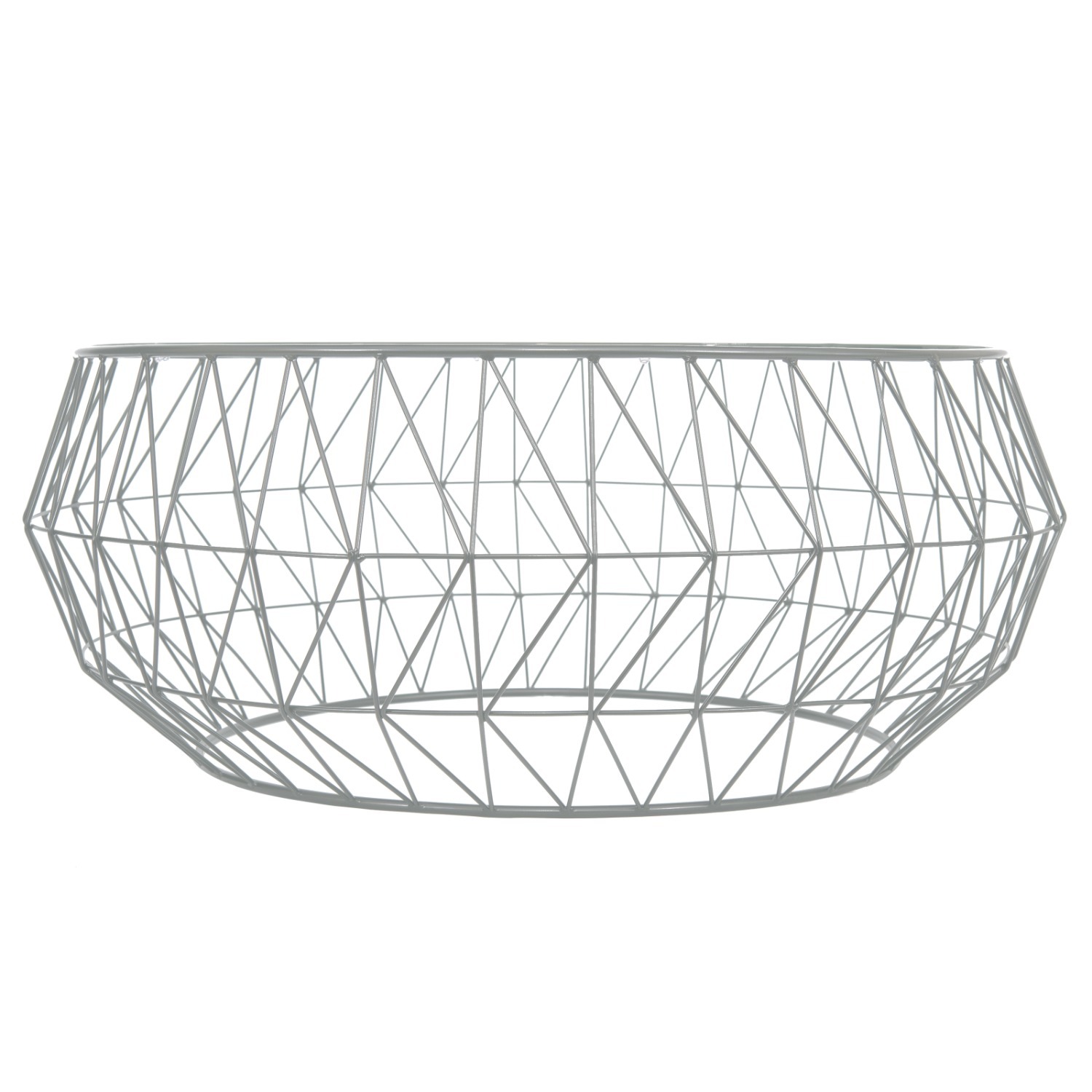 LeisureMod Malibu 39" Glass Top Grey Coffee Table - image-6