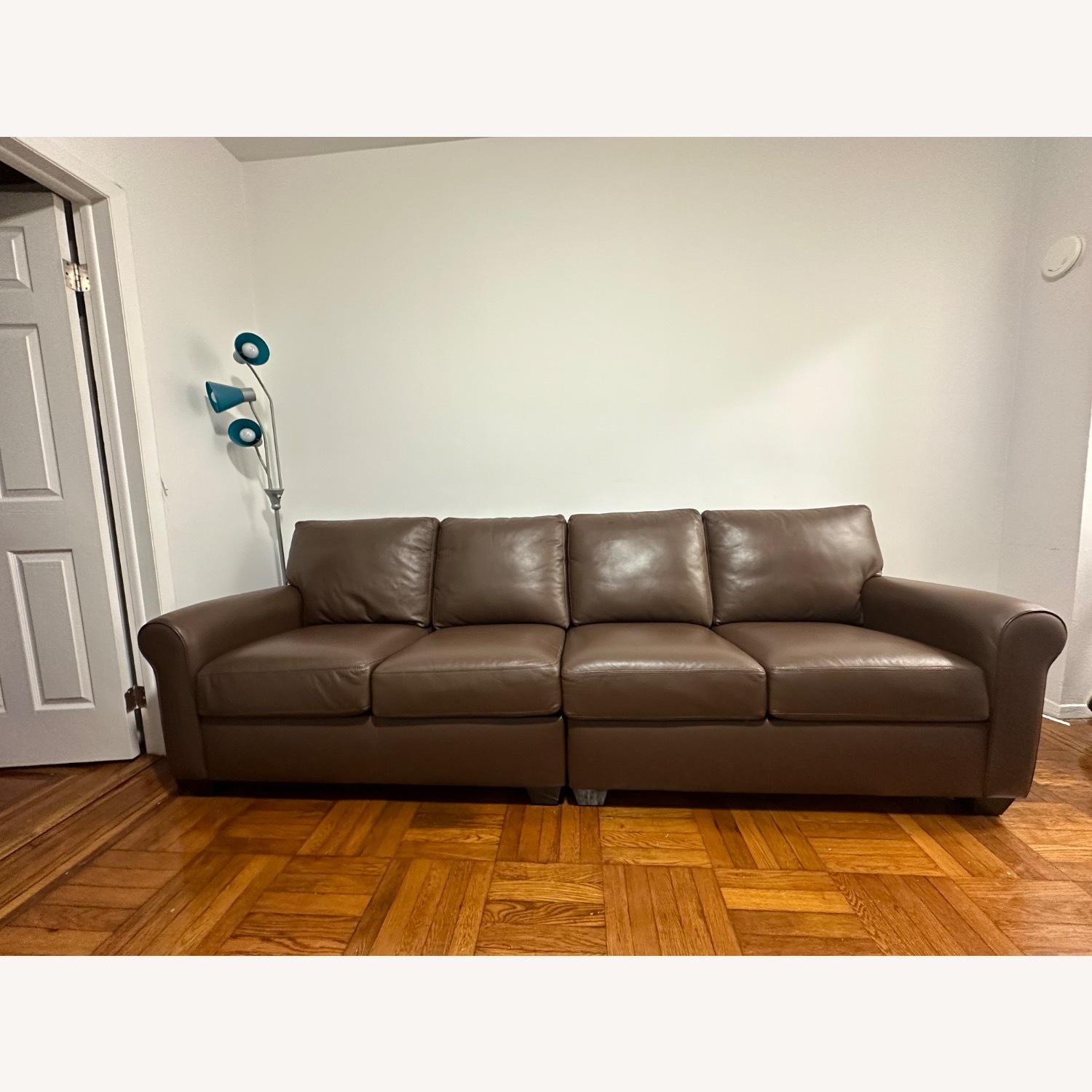American Leather Dark Brown Sofa - image-2