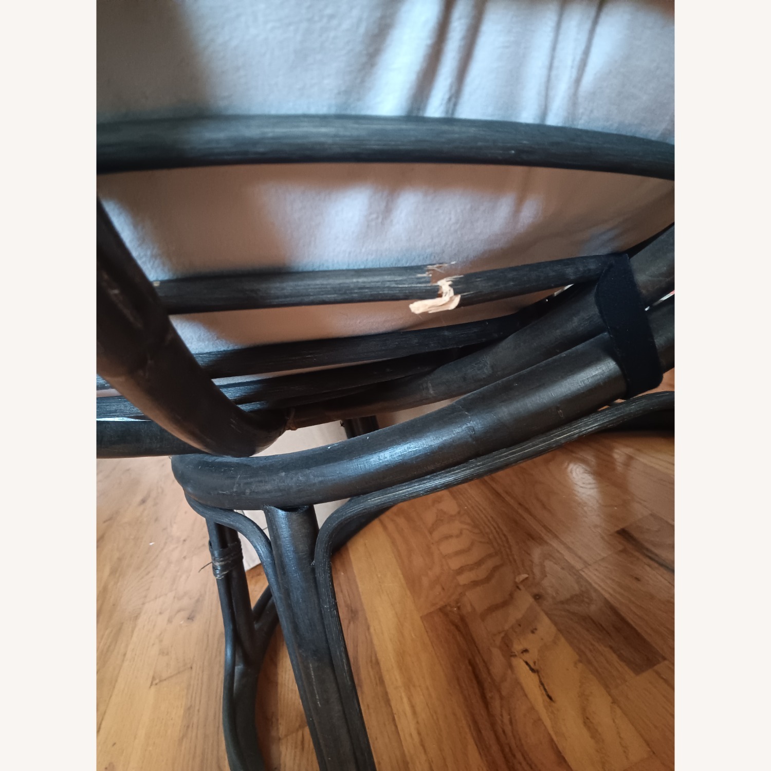 Pier 1 Imports Accent Chair and Foot Rest - image-4