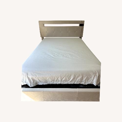 Used Devola Upholstered Platform Storage Bed for sale on AptDeco