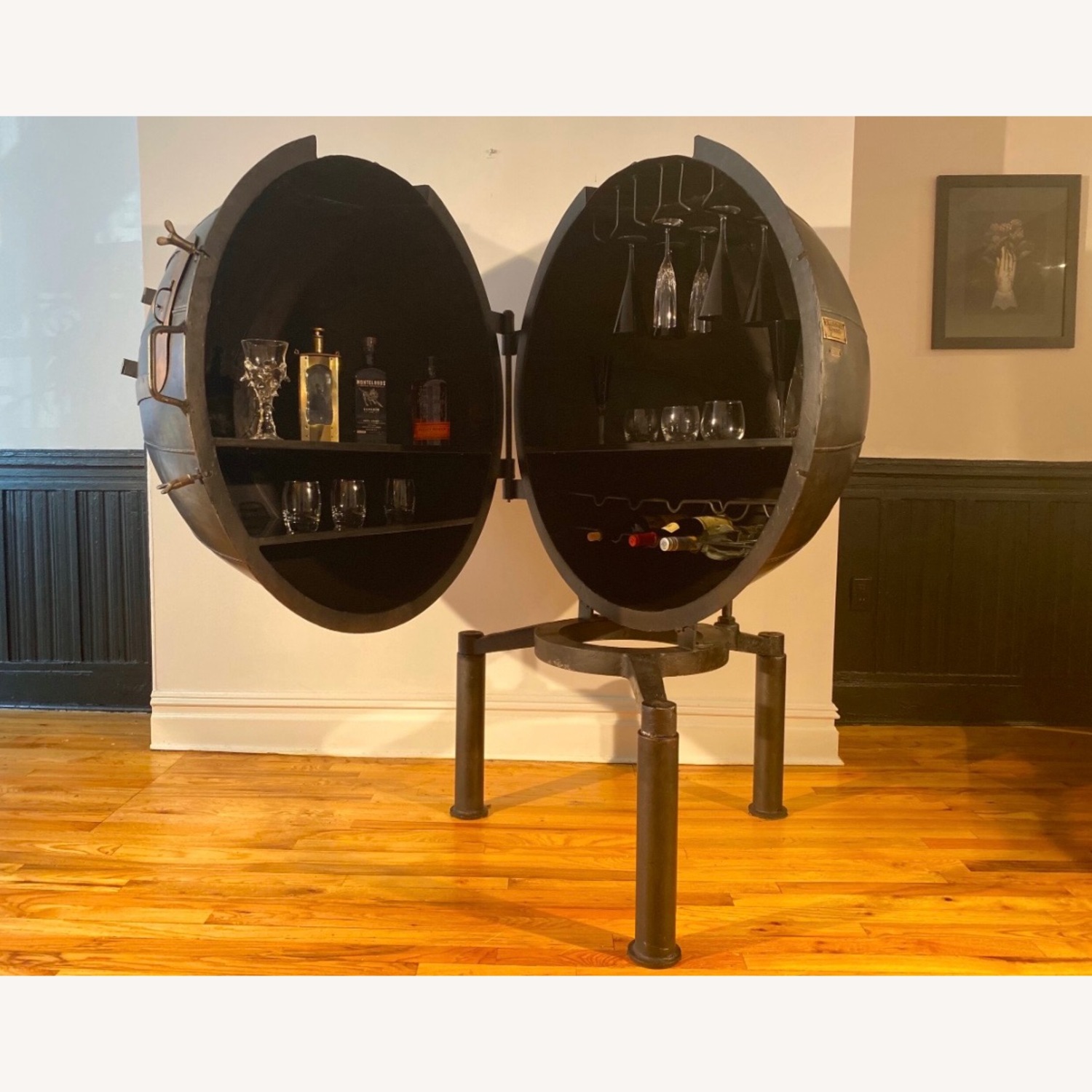 Restoration Hardware 1920s German Light Bulb Voltage Tester Bar - image-8