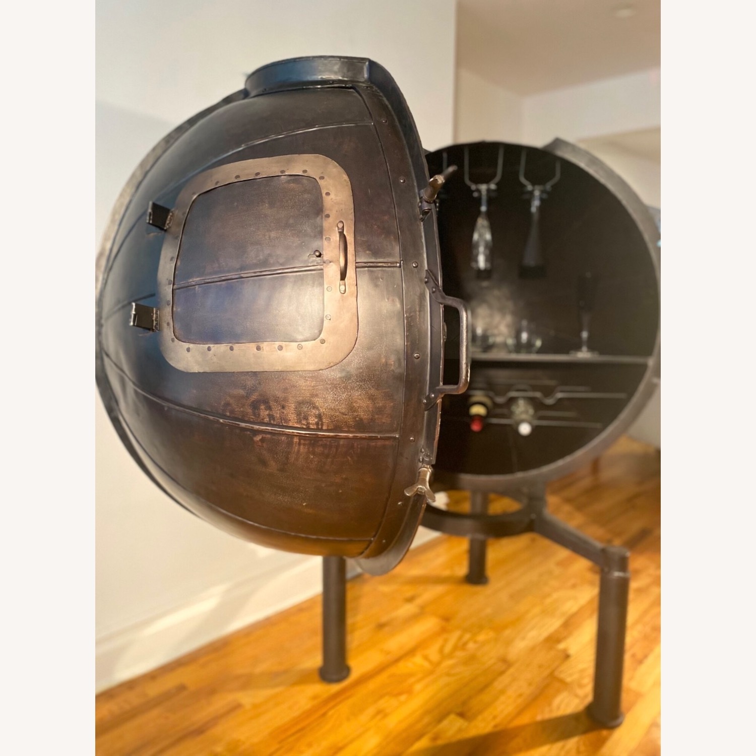 Restoration Hardware 1920s German Light Bulb Voltage Tester Bar - image-5