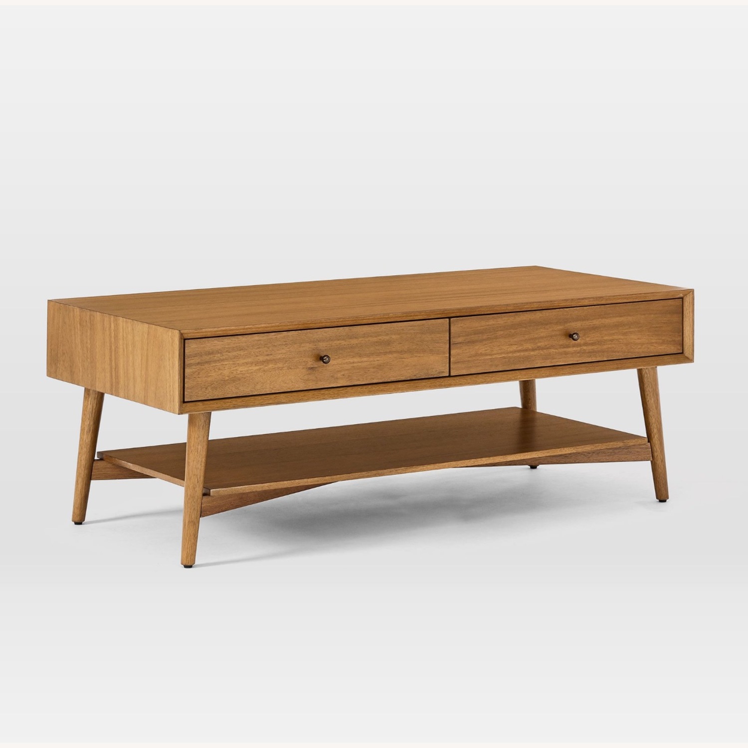Mid-Century Storage Coffee Table (47.5") - image-1