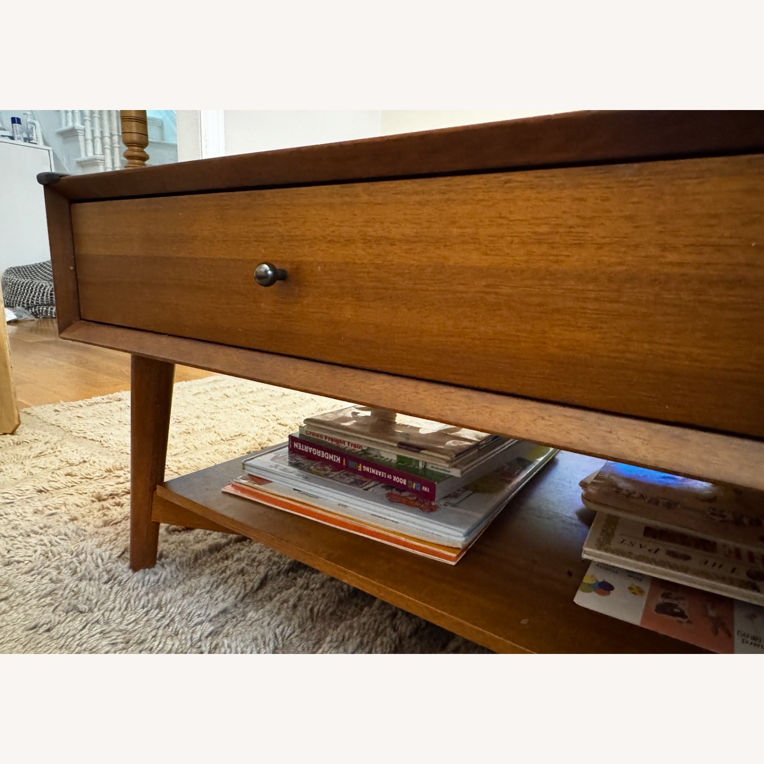 Mid-Century Storage Coffee Table (47.5") - image-10