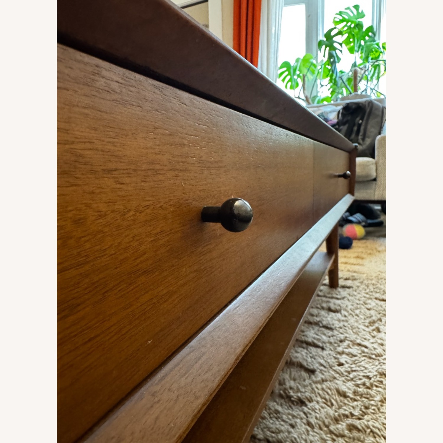 Mid-Century Storage Coffee Table (47.5") - image-9