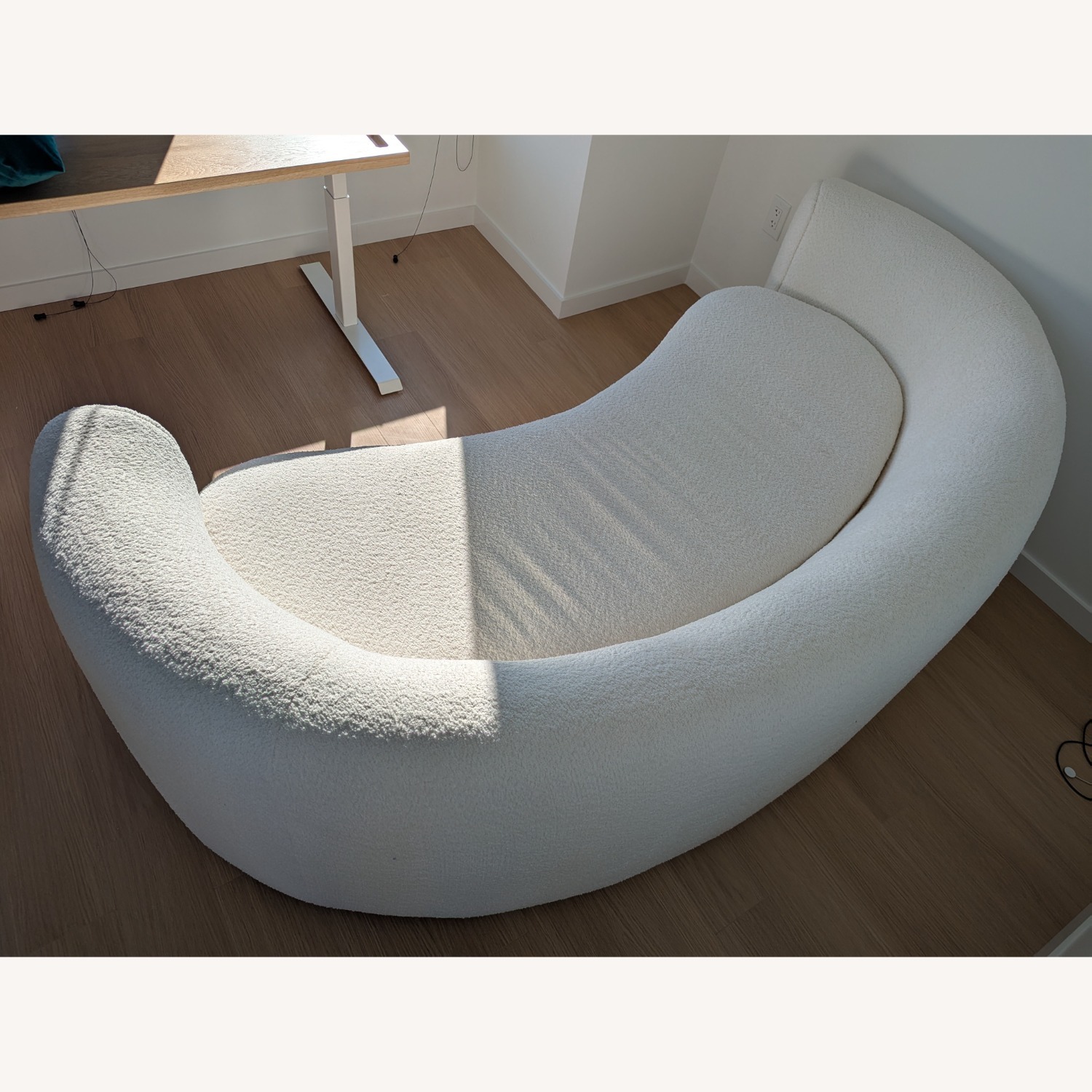 Hugger Curved Boucle Sofa by Leanne Ford - image-9