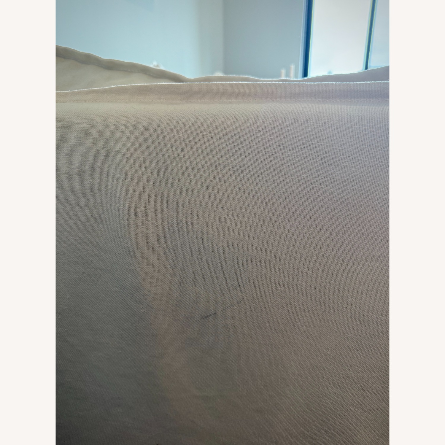 West Elm Linen Sofa - image-4