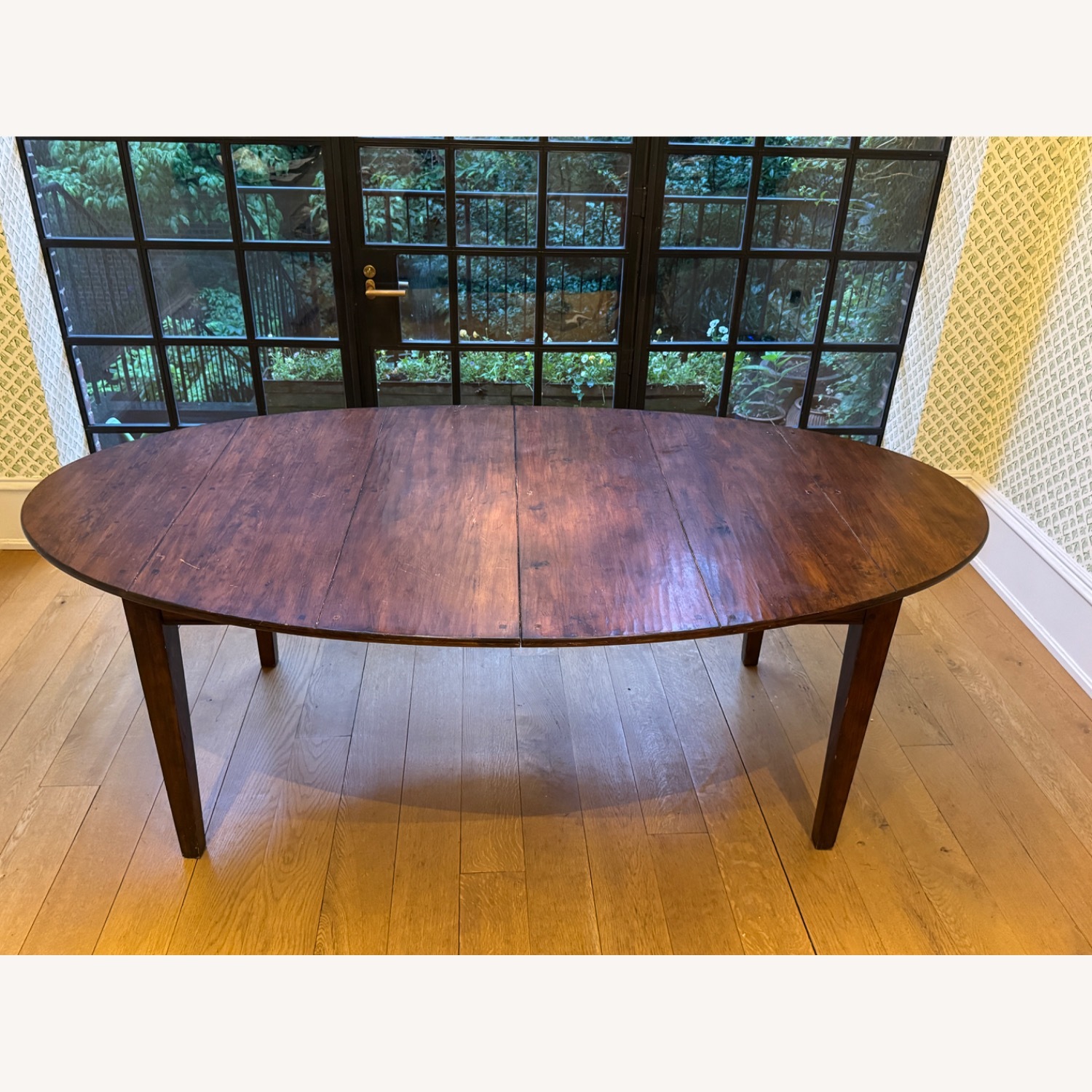 ABC Carpet and Home Extendable Oval Wood Dining Table - image-1