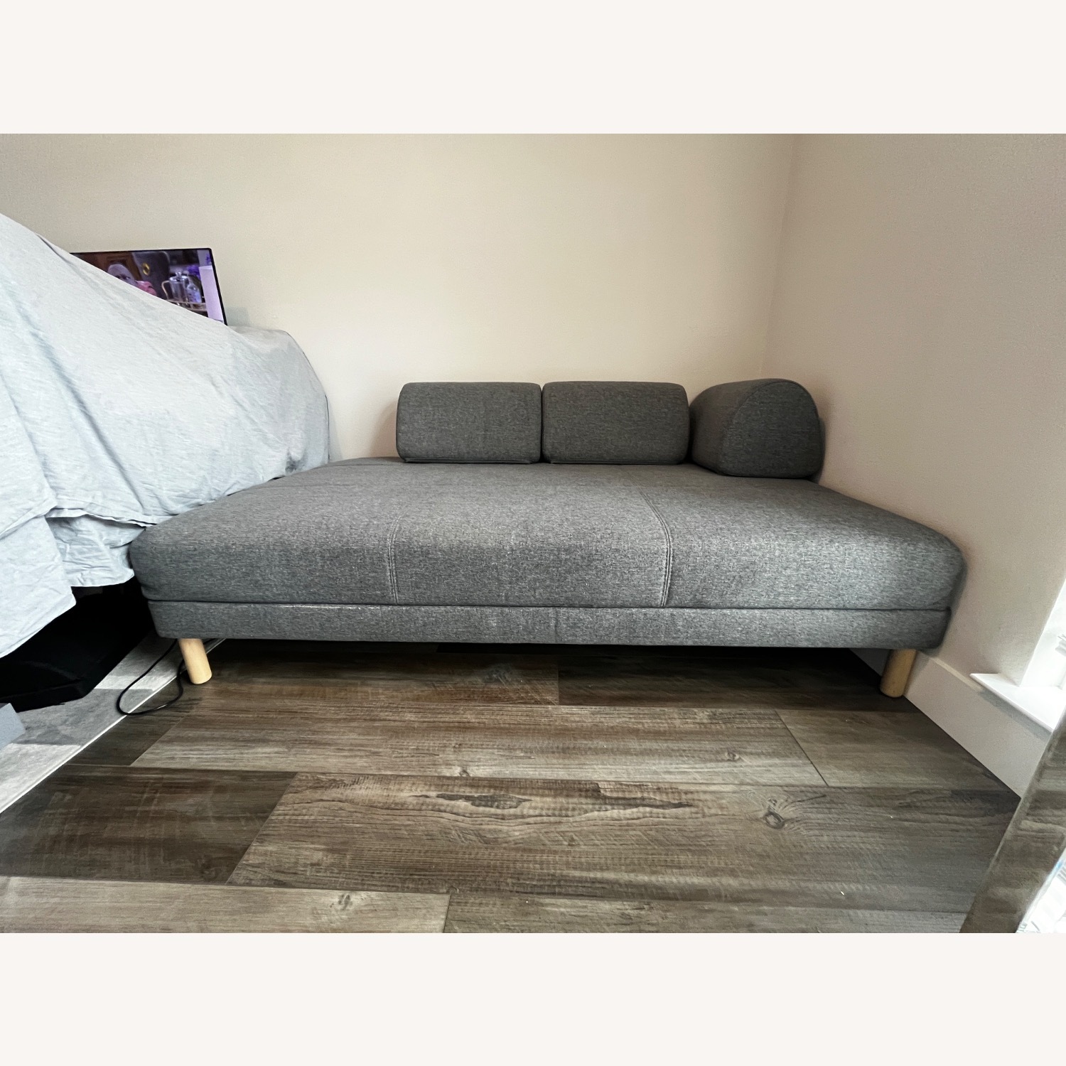 IKEA Flobetto Sleeper Sofa Gray - image-1